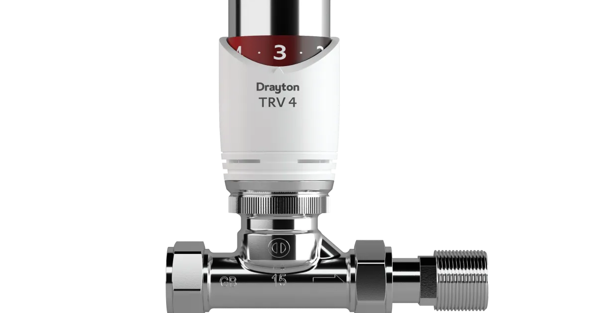 Auto-balancing TRV4 - straight 15mm | Drayton Controls